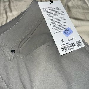 Mens lululemon golf/casual pants- Never been worn!!
